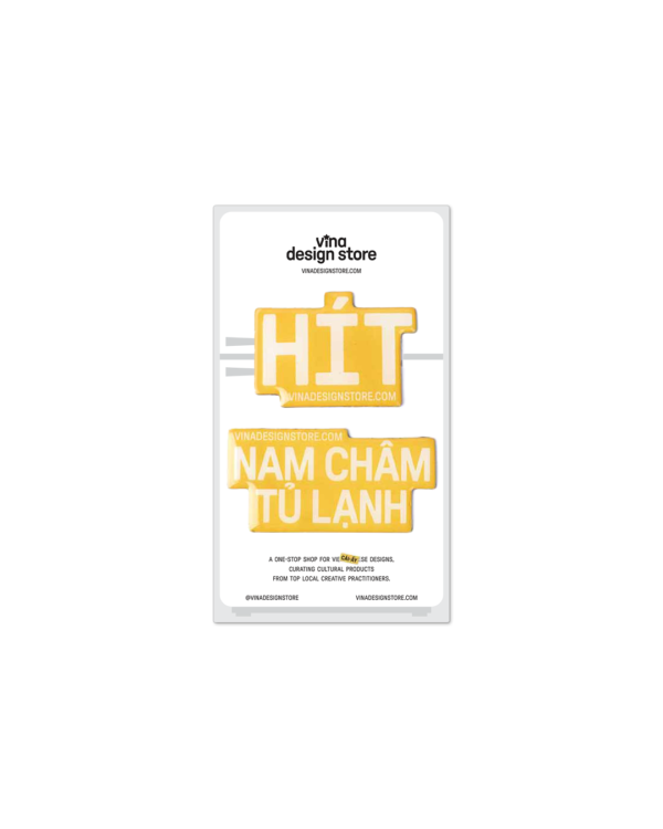 HÍT Magnet in Yellow