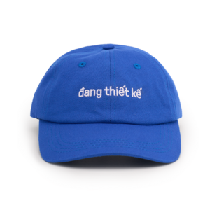 "ĐANG THIẾT KẾ" CAP IN BLUE