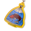 A FISH TRAVELING AROUND THE CITY Keychain - Image 5